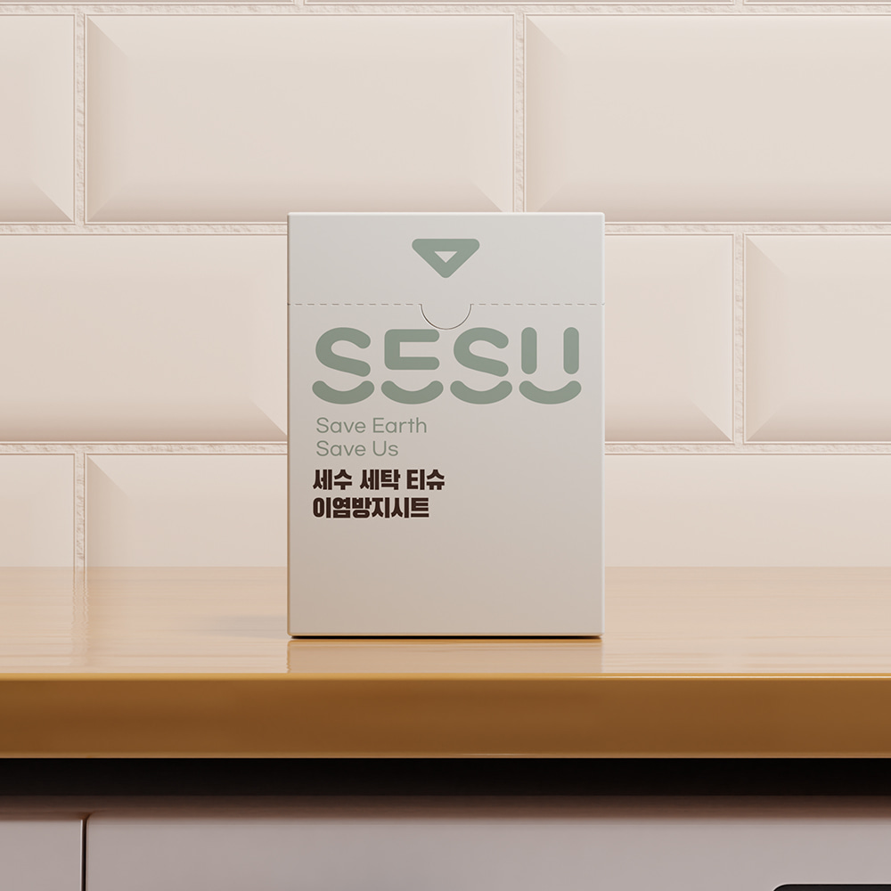 에스이에스유(SESU)세수 세탁 티슈 이염방지시트 100매입